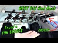 The BEST DIY Vehicle Rod Rack EVER | SAVED me $$$ | B Fishing |