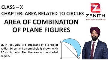 In Fig., ABC is a quadrant of a circle of radius 14 cm and a semicircle is drawn with ..............