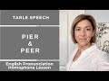 How to Pronounce PIER & PEER - American English Homophone Pronunciation Lesson