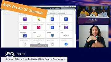 AWS On Air San Fran Summit 2022 ft Amazon Athena - New federated data source connectors | AWS Events