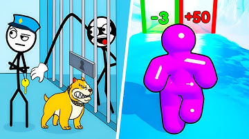 Thief Puzzle VS Tall Man Run - SpeedRun Gameplay Walkthrough (Android,iOS) NEW UPDATE Ep 528