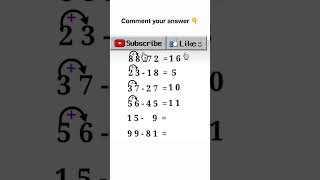 Easy Subtraction Tricks🔥✅#education #foryou #mathstricks #shorts #viral #shortsfeed #maths