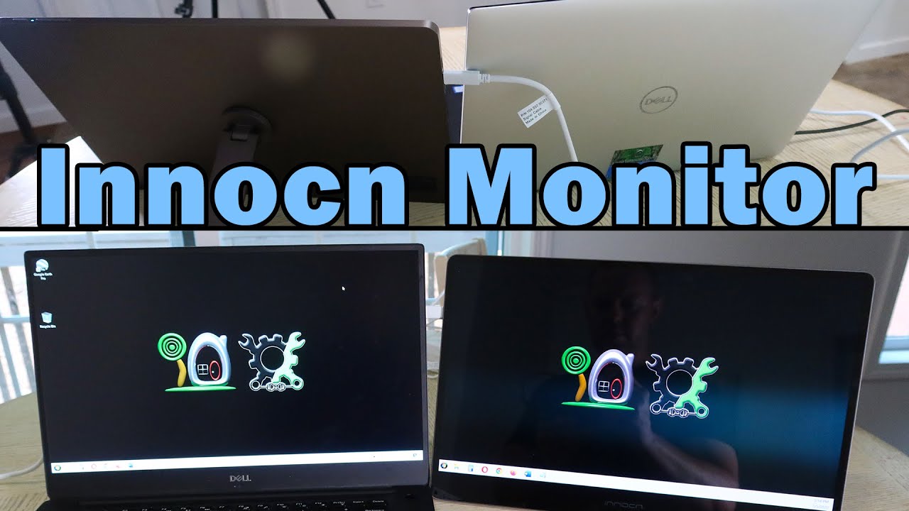 INNOCN Portable Monitor 15.6 OLED 1080P FHD USB C Laptop Monitor HDMI  Computer Display HDR Gaming Monitor w/Detachable Stand & Speakers, External