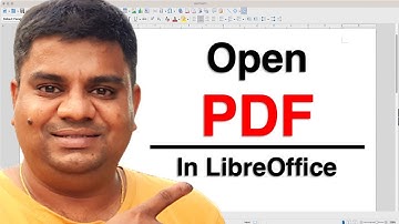How to Open PDF in LibreOffice Writer