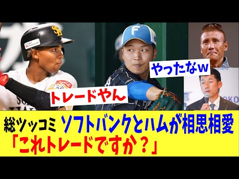 ソフトバンクとハムの現役ドラフトに総ツッコミ！！「これトレードですか？？」