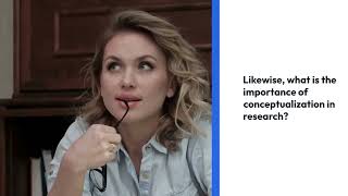 What is problem conceptualization