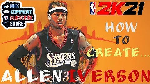 NEW* 100% Best Allen "The Answer" Iverson face creation NBA 2k21 Tutorial EVER!