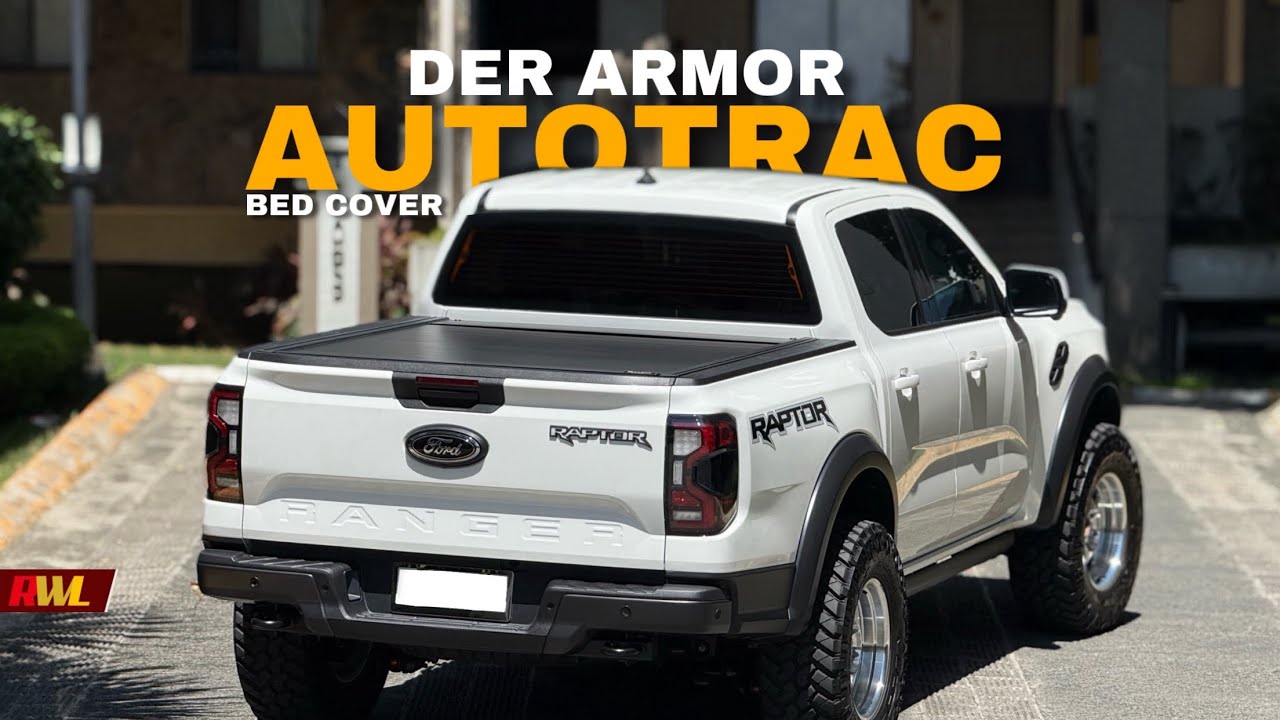 Installed Der Armor Autotrac Automatic Roller Lid on the Ranger Raptor ...