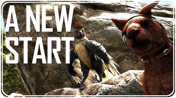 FIRST BASE AND TAMES | OFFICIAL SMALL TRIBE PVP | ARK: SURVIVAL EVOLVED S2:Ep.1
