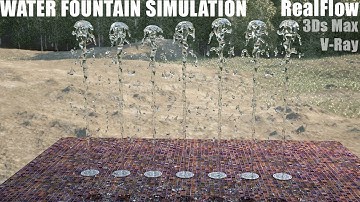 Water Simulation - RealFlow, 3Ds Max, VRay