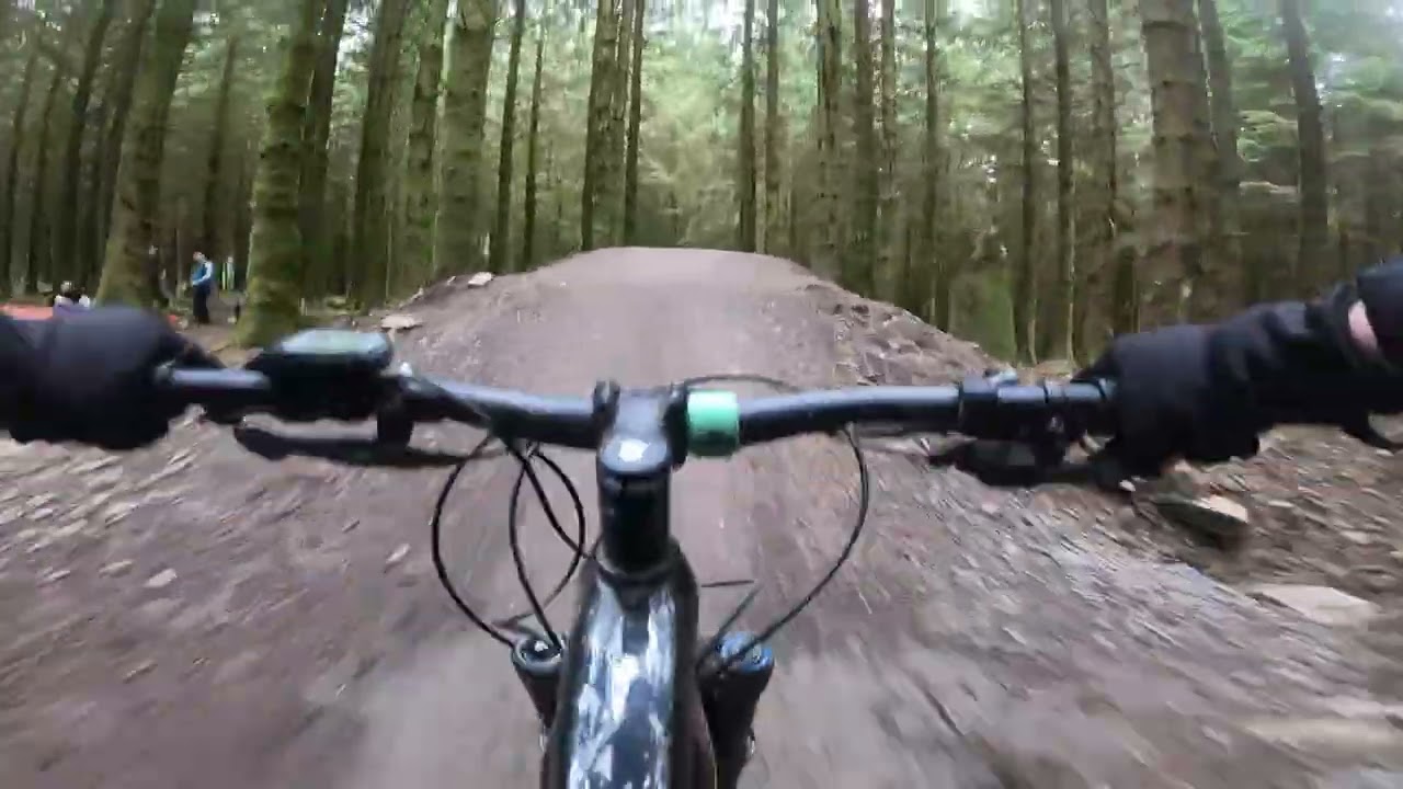 Popty Ping Bike Park Wales Blue Jump Line