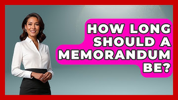 How Long Should A Memorandum Be? - Law School Prep Hub