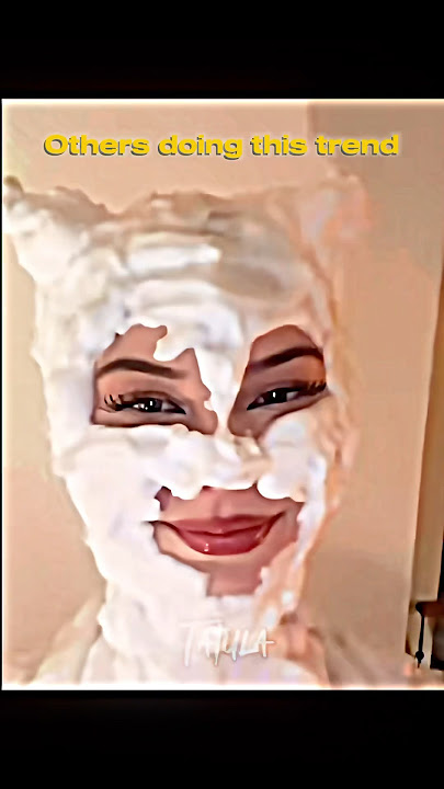 Shaving cream trend💀