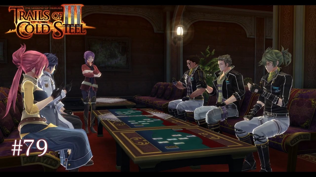 Card Game Against The Jaeger King - Trails of Cold Steel 3 Part 79 - No Commentary