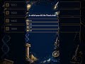 General Knowledge Quiz | In which year did the Titanic sink?
