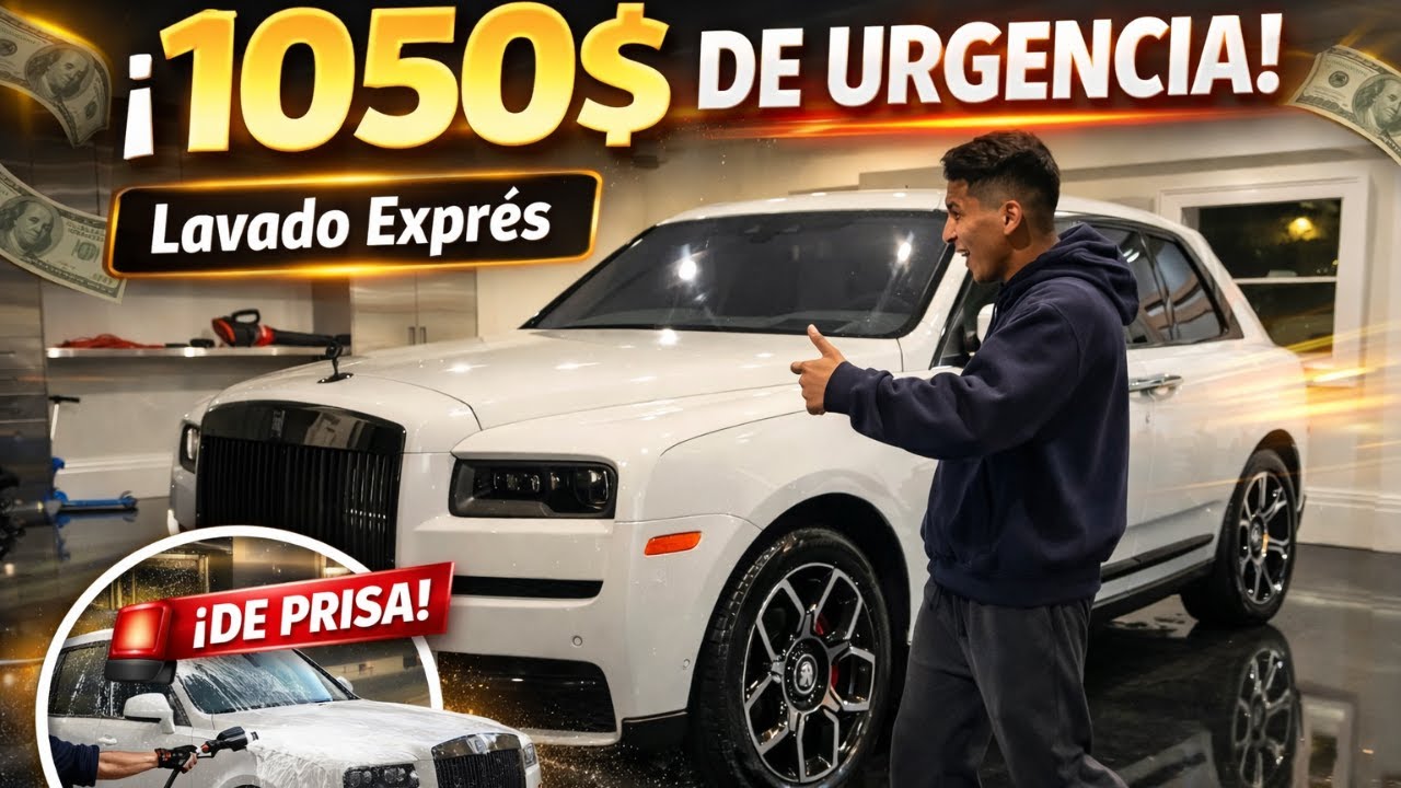 $1,000 en 6 horas lavando carros en USA
