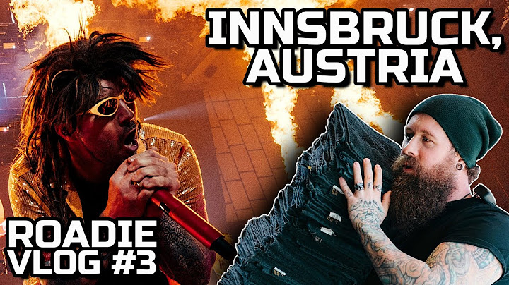 [ROADIE VLOG #3] Show Day In Innsbruck, Austria (Electric Callboy Tour)