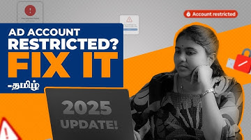 Meta Ad Account Disabled? Fix It | 2025 Latest Guide in Tamil