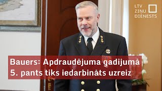 Bauers: Par 5. panta iedarbināšanu kādas NATO valsts tieša apdraudējuma gadījumā nav jāšaubās