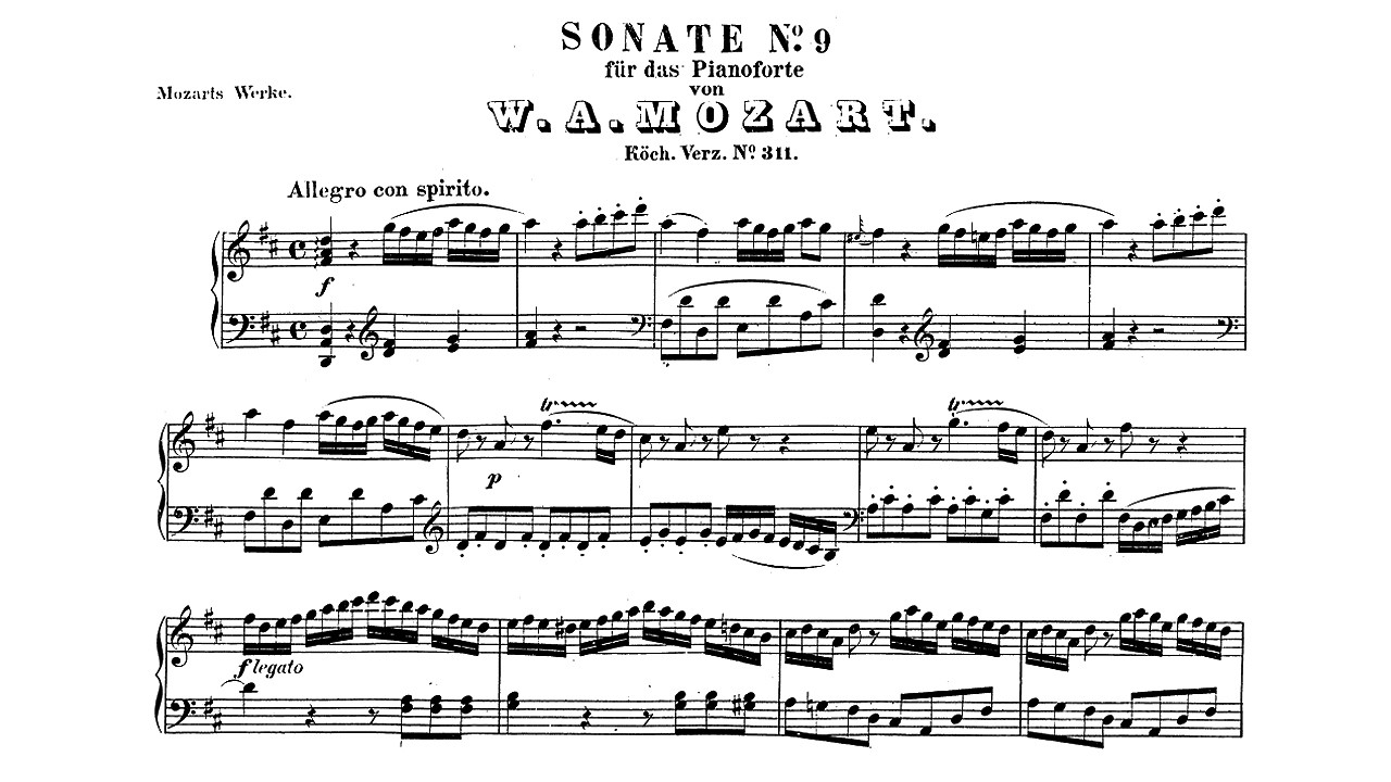 Mozart / Krystian Zimerman, 1978: Piano Sonata in D major, K. 311