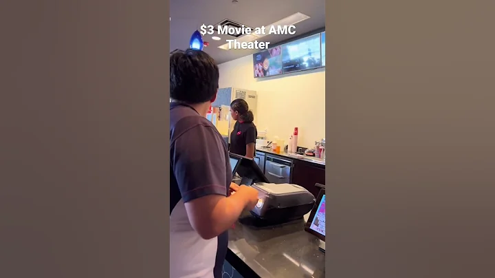 Watching a movie for only $3 at AMC Theater #shorts