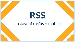 RSS - nastavení čtečky v mobilu screenshot 3