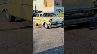 1957 Chevrolet Bel Air Clic Car Drive By Engine Sound Troy Big Boy Thursday Car Show 2025