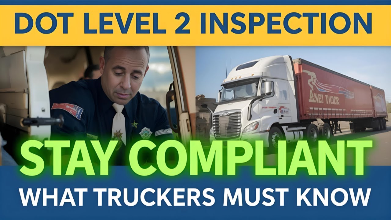 DOT Level 2 Inspection Explained 🚛 What Truckers Must Know to Stay Compliant