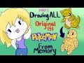 Drawing Original 151 Pokemon From Memory Part 1