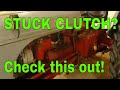 How to free up stuck clutch on Ford tractor