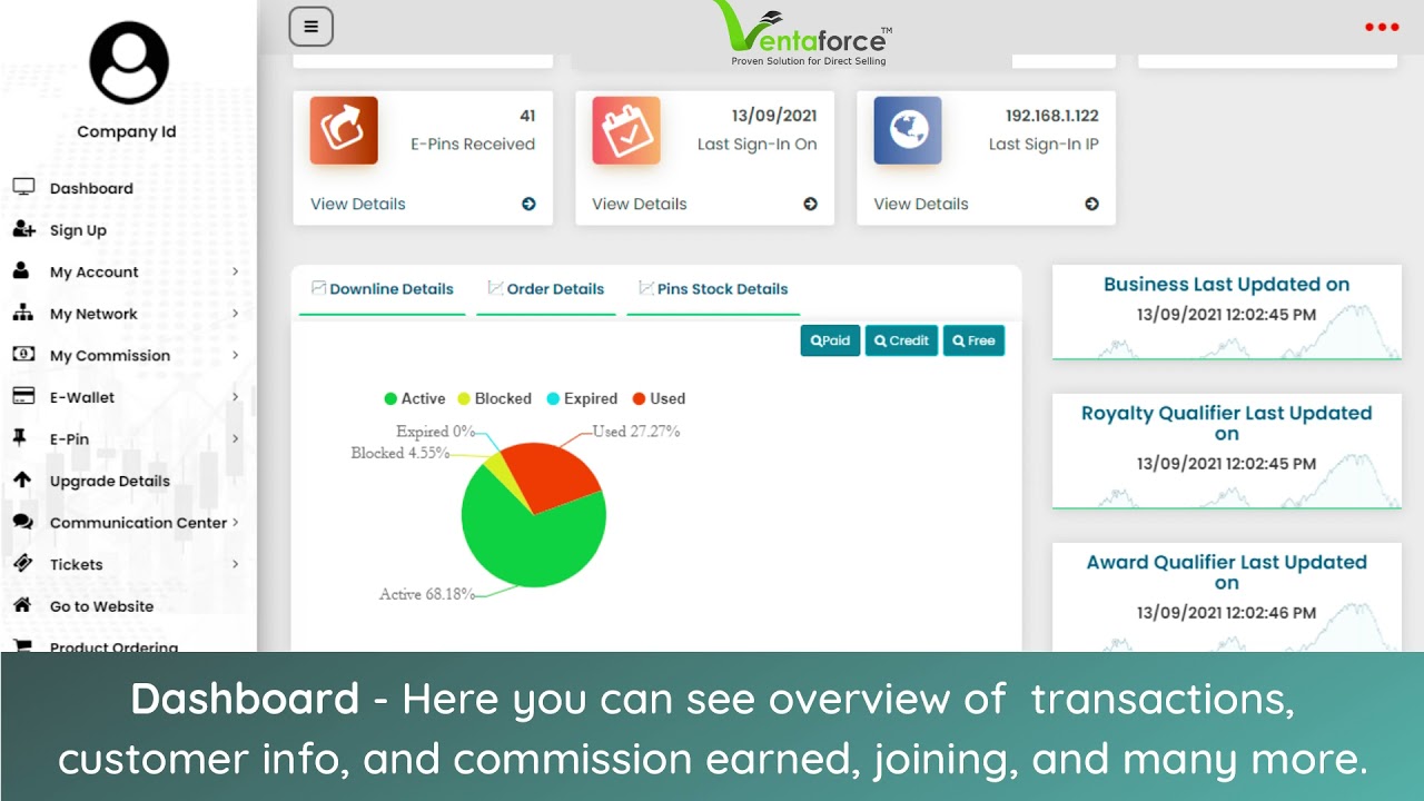 Update New Ventaforce - A free mlm software demo | Automate Your #MLMbusiness