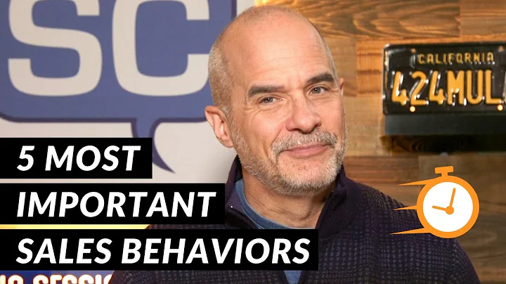5 Most Important Sales Behaviors | 5 Minute Sales ...