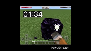 How long does it take to mine obsidian with a fist?
