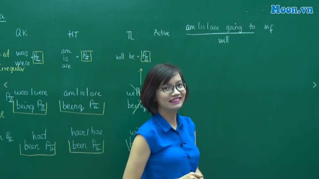 [Moon.vn] - Cô Vũ Mai Phương - Câu bị động - Part 1 (VMP)