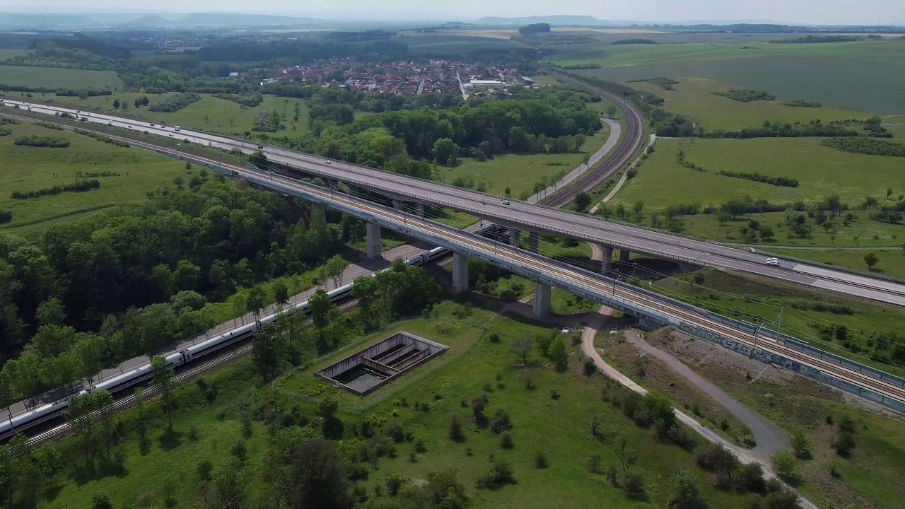 ICE - Strecke VDE 8.1 Erfurt-Ebensfeld - Teil 1