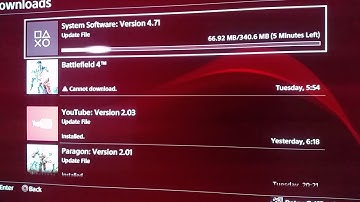 PS4 Software Update 4.71 (part 1)