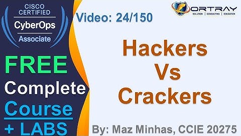 Free CCNA Cyber OPS | 24- Hackers Vs Crackers | Day 1 | CCNA Cyber OPS 200-201 Complete Course