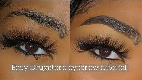 EASY DRUGSTORE EYEBROW TUTORIAL! NOTHING OVER $10!