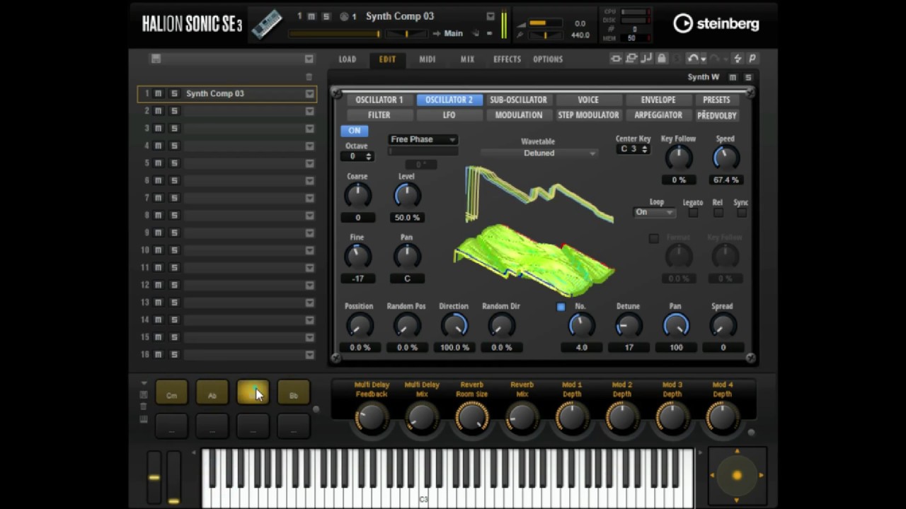 Wavetable synth