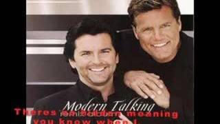 Video thumbnail of "Modern Talking - Words Dont Come Easy"