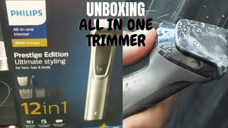 Philips Series 7000 Multigroom All in one Trimmer - Unboxing and