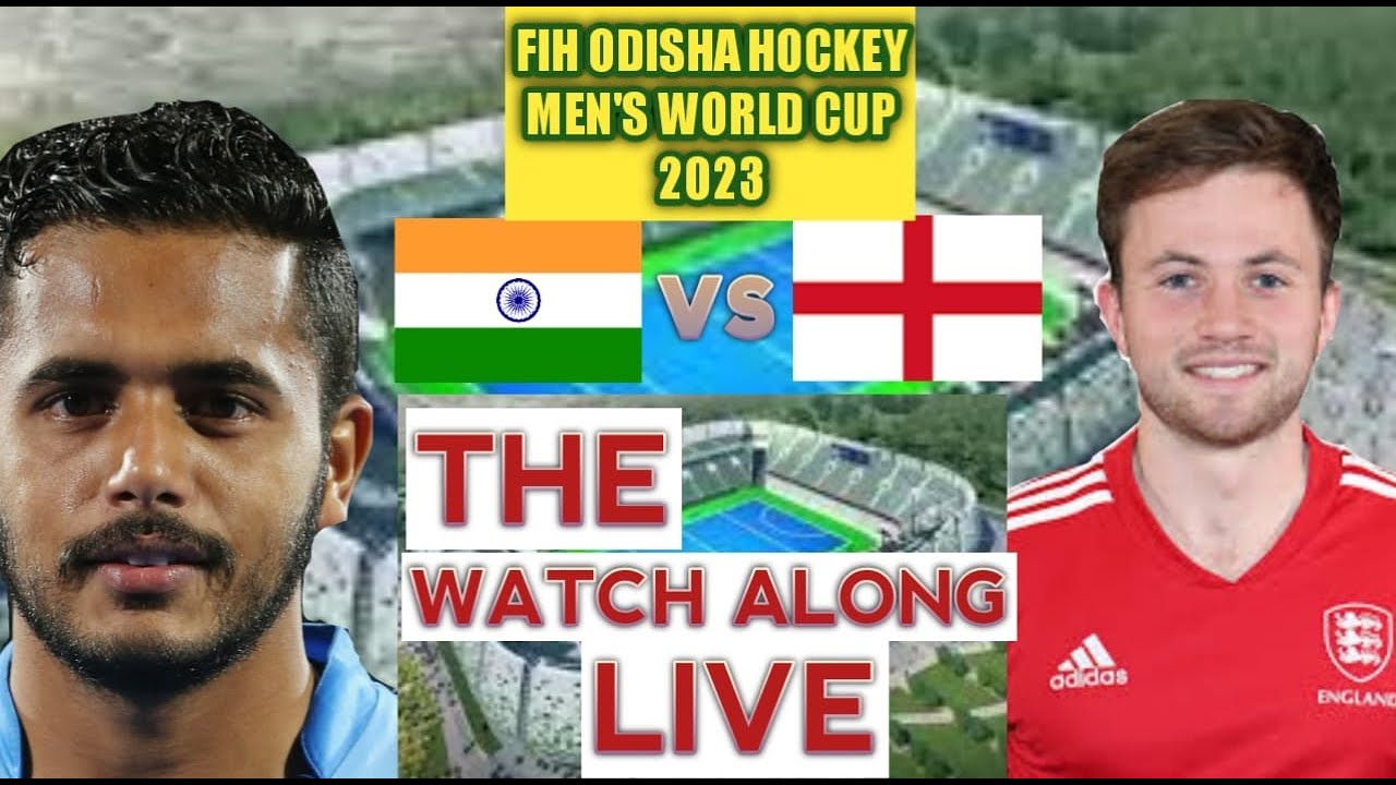 England vs India Hockey World Cup 2023 The Watch Along Live #hwc2023