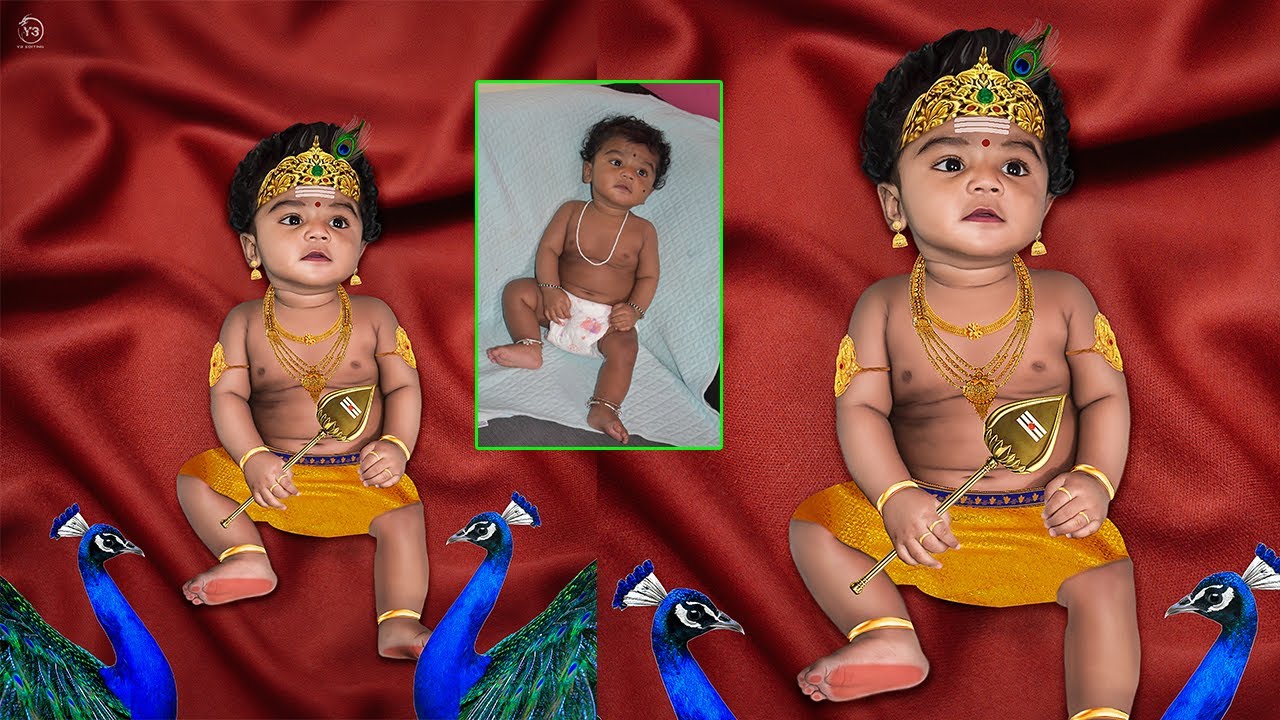 How To Edit Lord Murugan Photo Editing in Photoshop | Baby ...