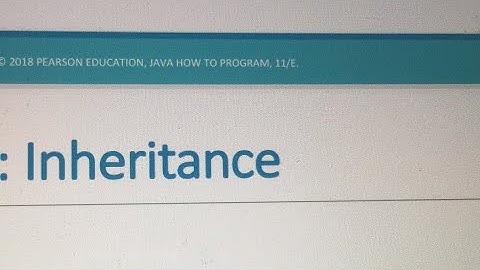 شرح الوراثه في الجافا