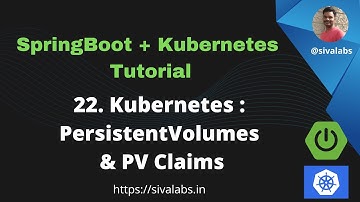Spring Boot + Kubernetes Tutorial Series - Part 22 : Kubernetes : Persistent Volumes and PV Claims