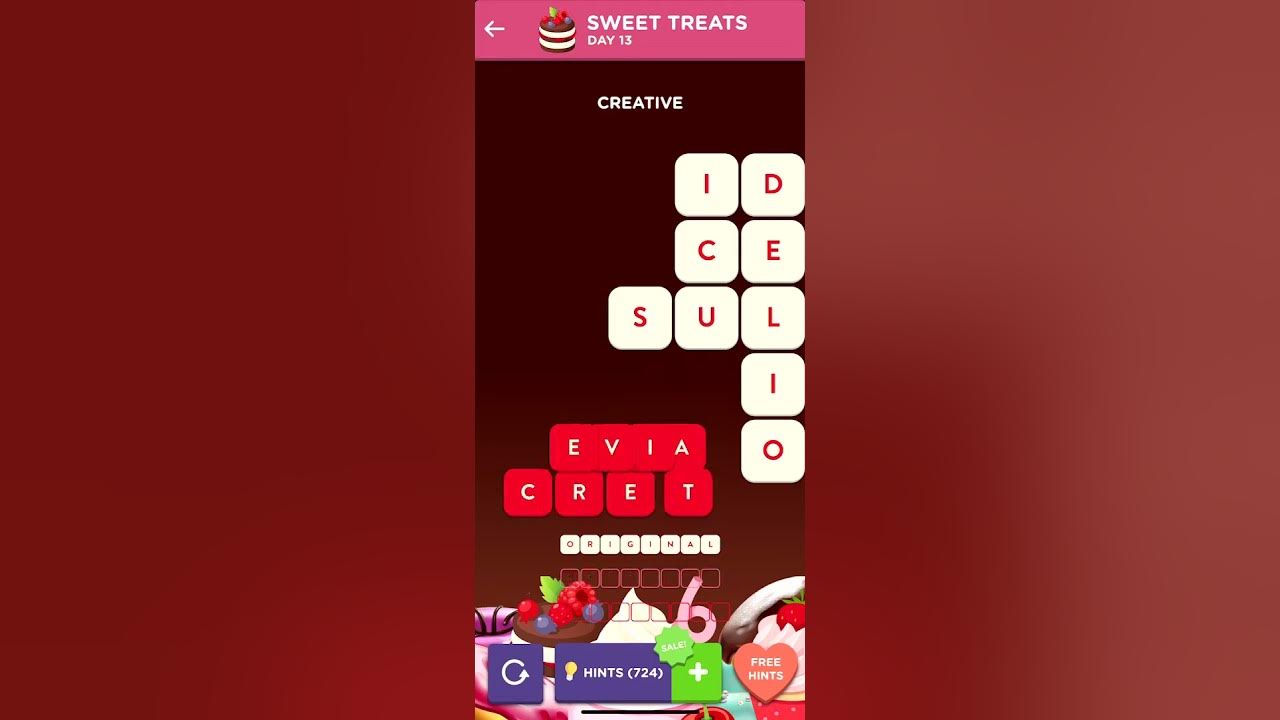 Wordbrain 2 Sweet Treats Event DAY 13 Answers [April 23 2021] Cheats