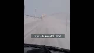 Statens vegvesen - Farleg forbikøyring E16 Filefjell