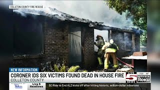 VIDEO: Colleton Co. Coroner IDs victims in Green Pond house fire, stabbings