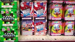 INTERGALACTIC FIREWORKS STORE WALK THROUGH !!!