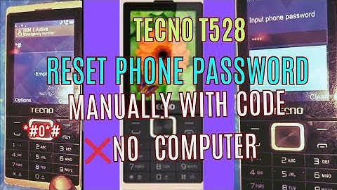 How to hand  reset password in tecno T528 without a computer,  delete password from Tecno T528